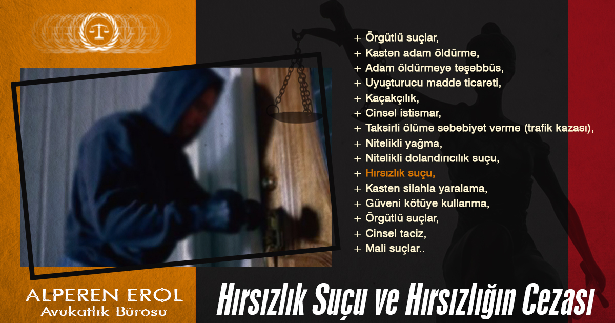 Hırsızlık Suçu ve Cezası