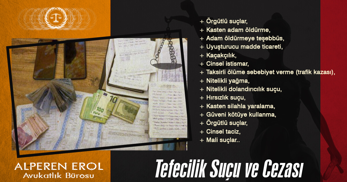 TCK Madde 241 Tefecilik Suçu ve Cezası 